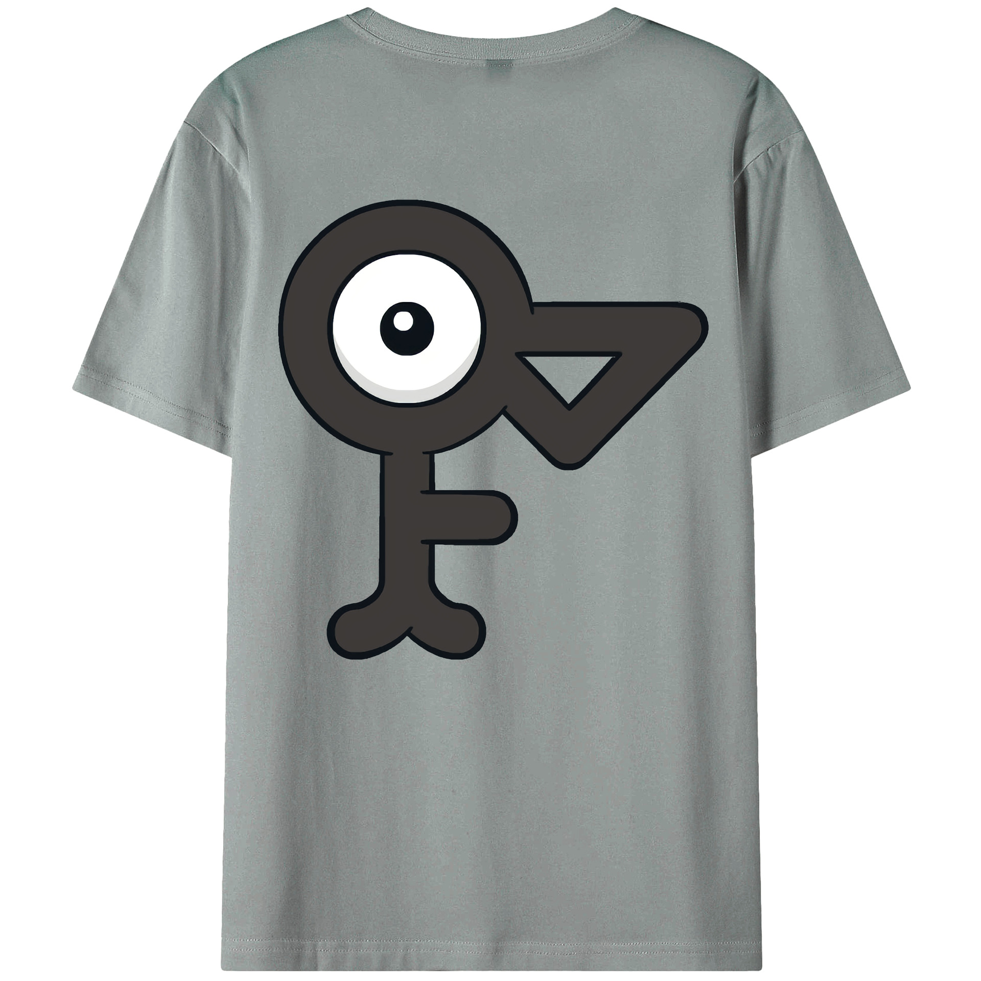 （画像用） ポケットモンスター Pokémon 綿100％ メンズ半袖Tシャツ（バックプリント） 通気性